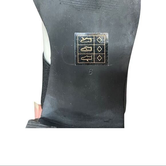 ASOS White with Black Band Pointy Loafers Size 6 - Picture 10 of 10